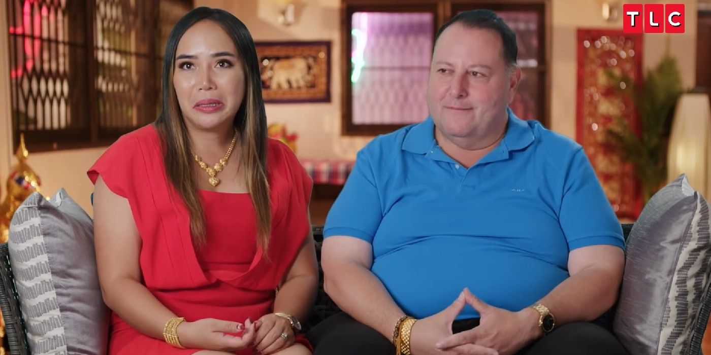 David and Annie talking to the camera in 90 Day Fiancé.