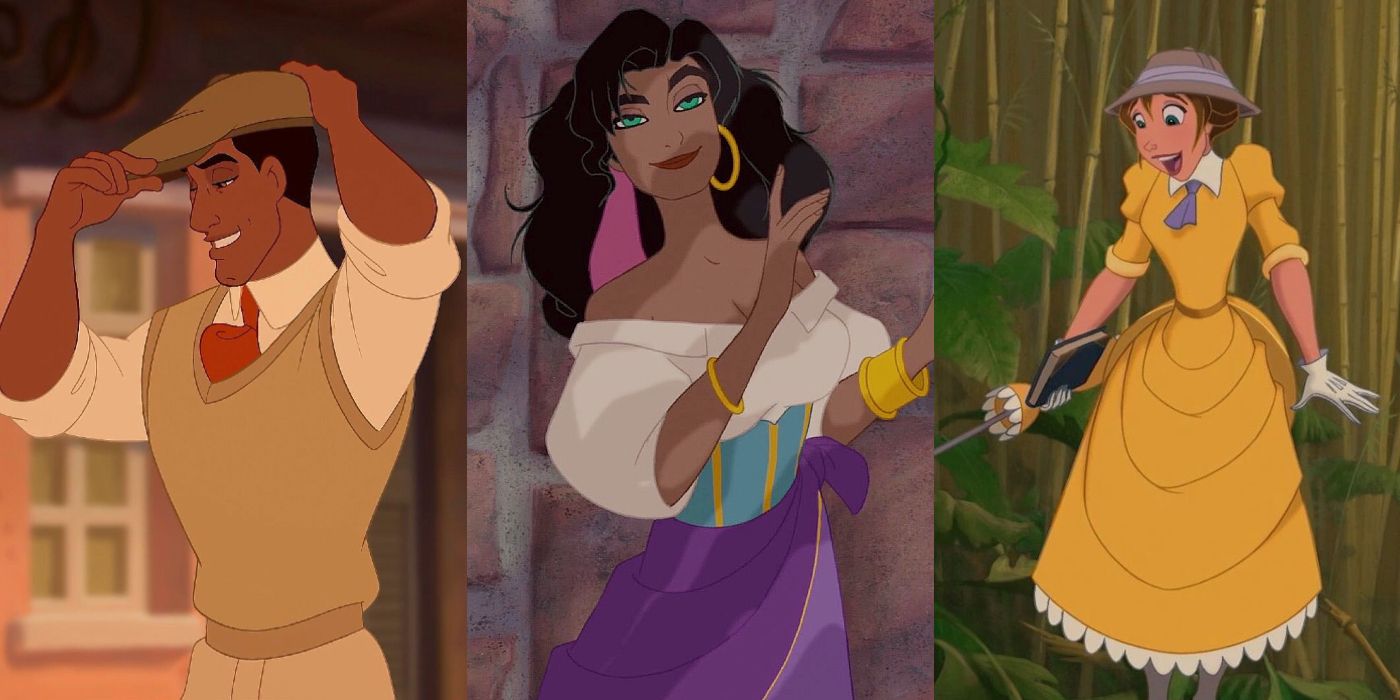 Prince Naveen, Esmeralda, and Jane Porter