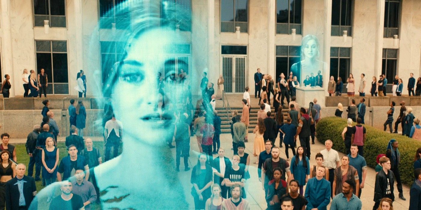 Tris anuncia a verdade ao povo de Chicago no final de Divergente: Allegiant