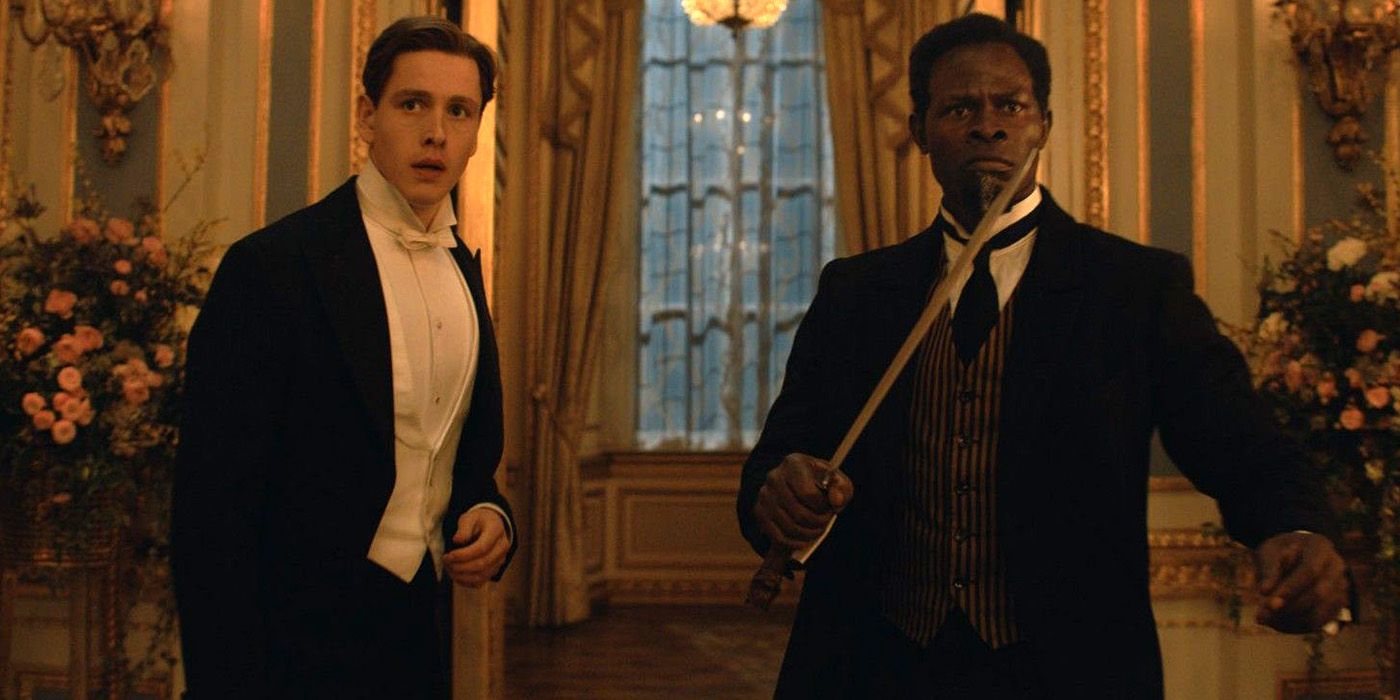 Djimon Hounsou and Harris Dickson in The Kings Man