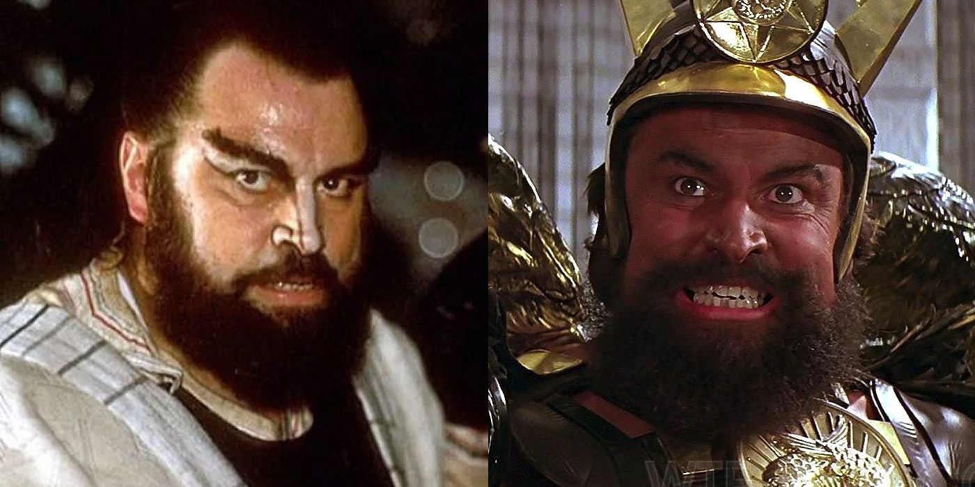 Split image of Brian Blessed