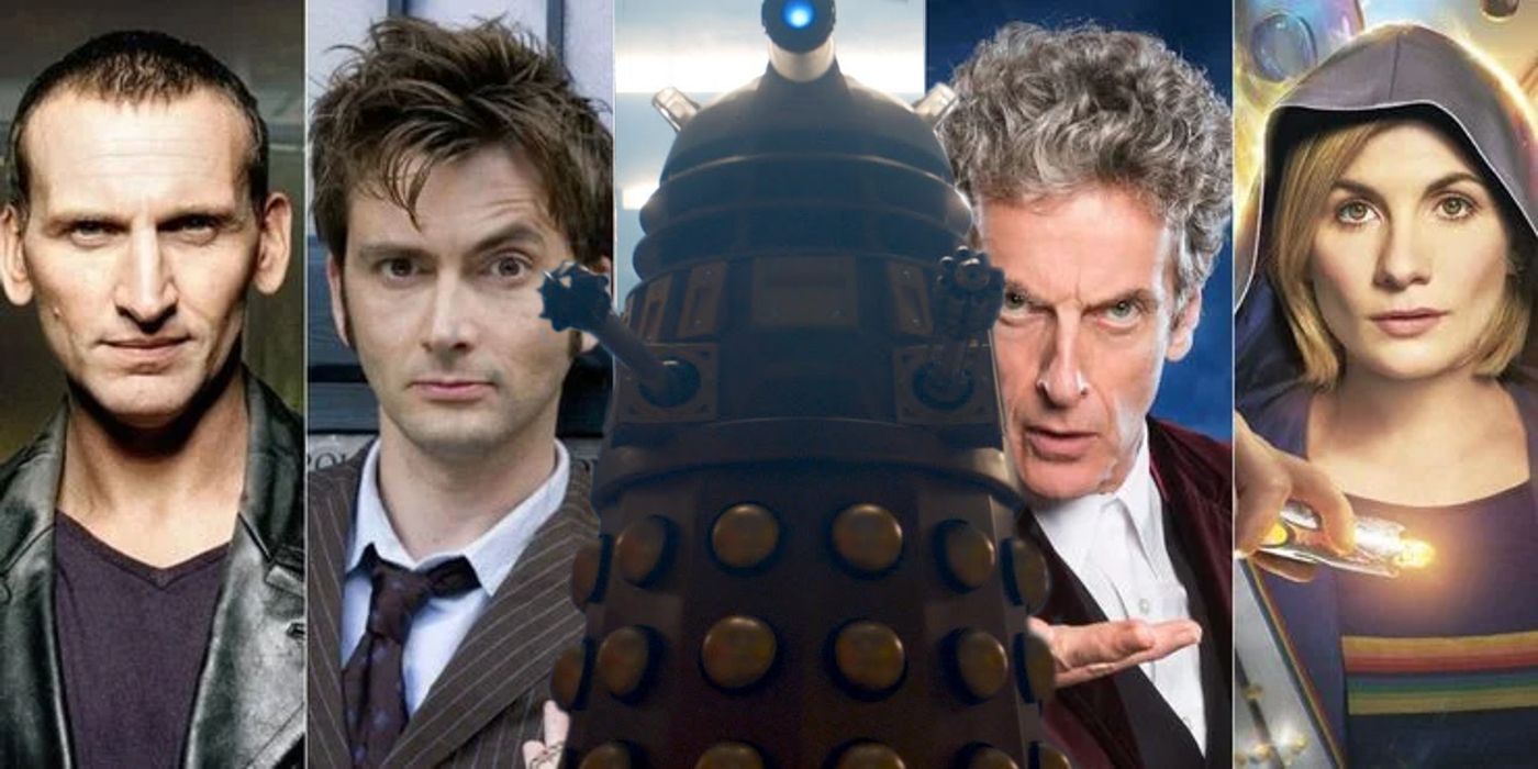 Doctor Who Executioner Dalek and Doctors