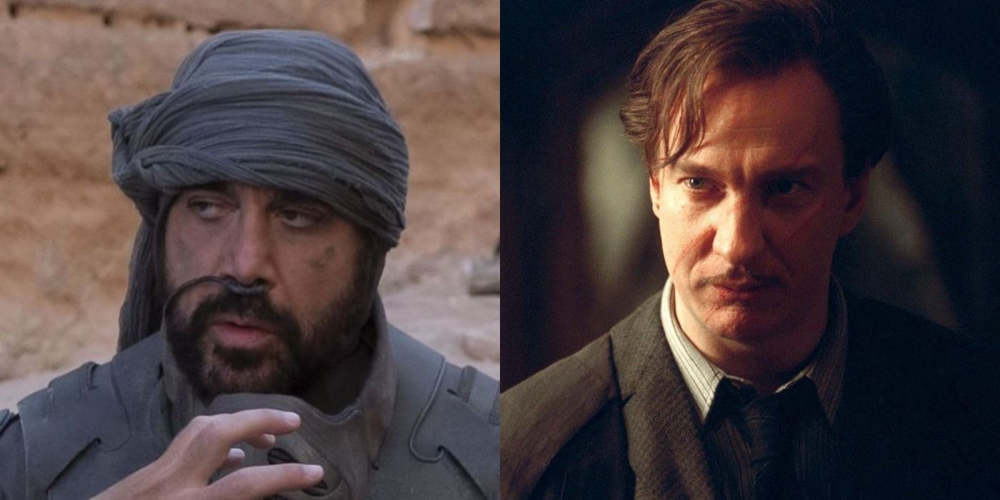 Split image showing Stilgar in Dune and Lupin in Harry Potter