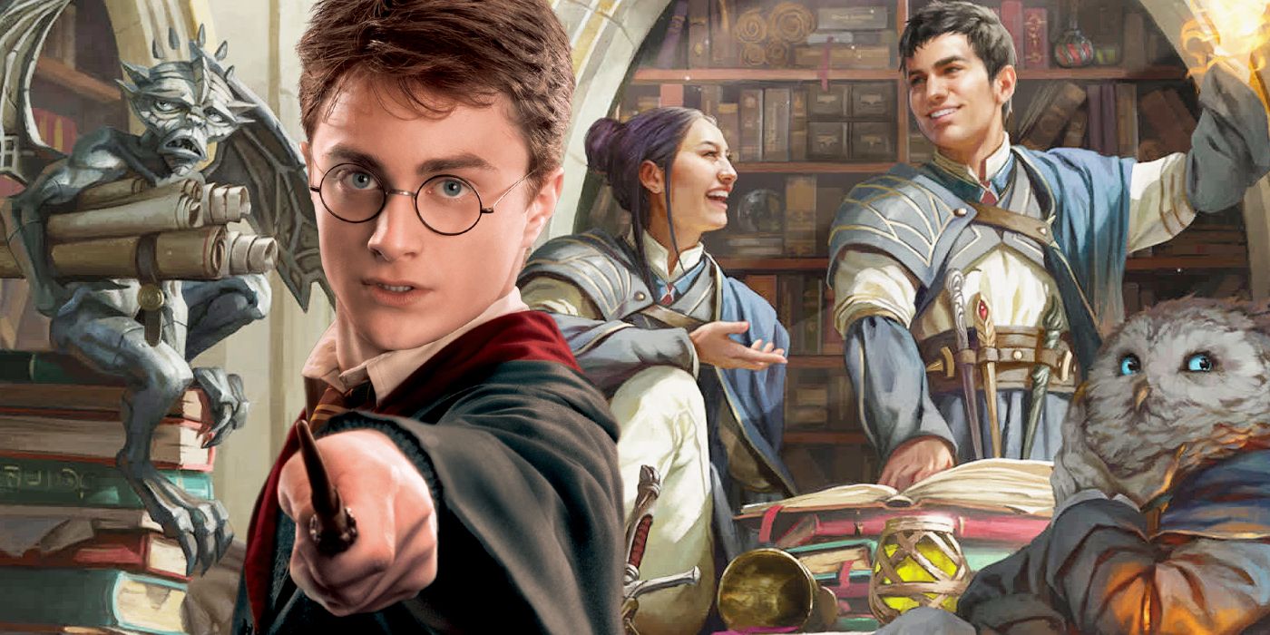 Dungeons Dragons Strixhaven MTG Harry Potter Witcher Differences