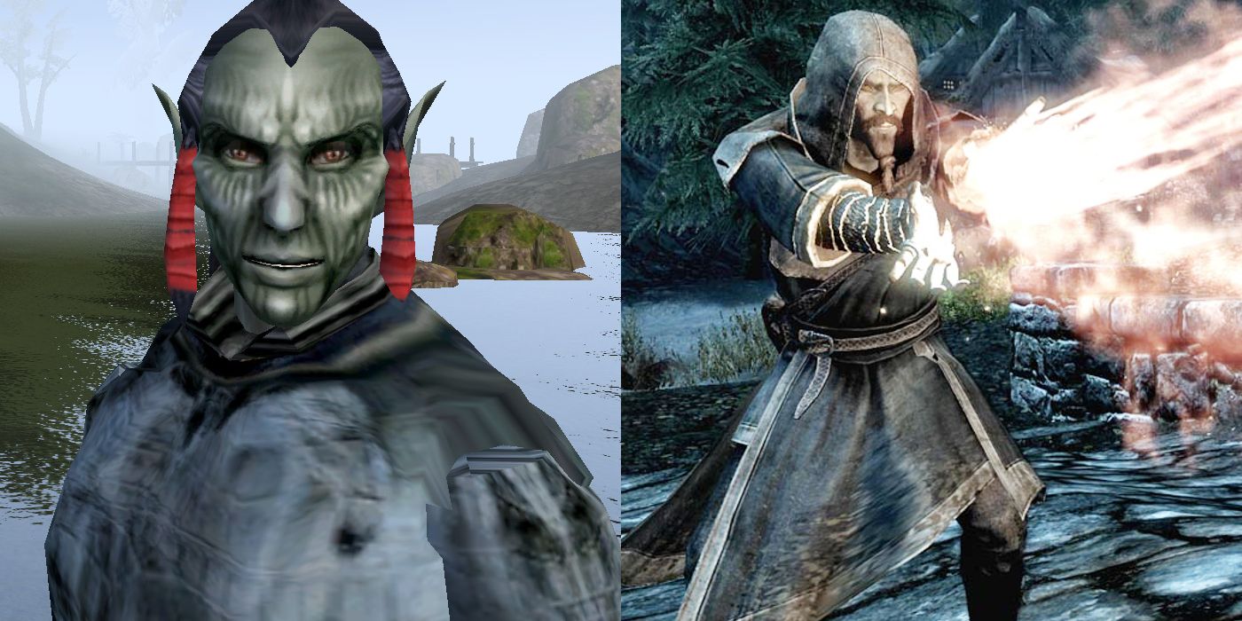 Elder Scrolls Magic Spell System Better In Morrowind Than Skyrim Oblivion