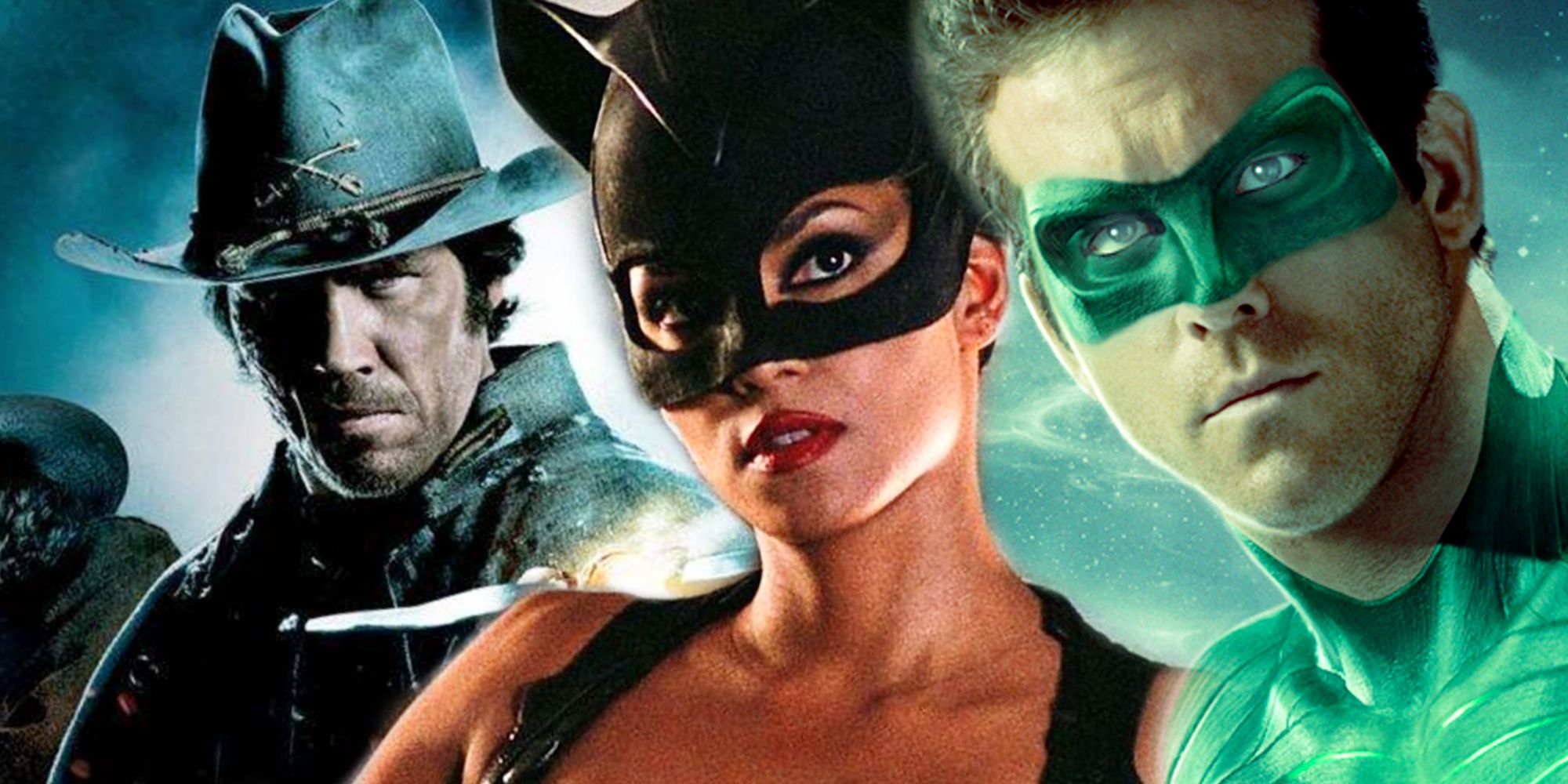 Failed DC Movies Green Lantern, Catwoman, and Jonah Hex