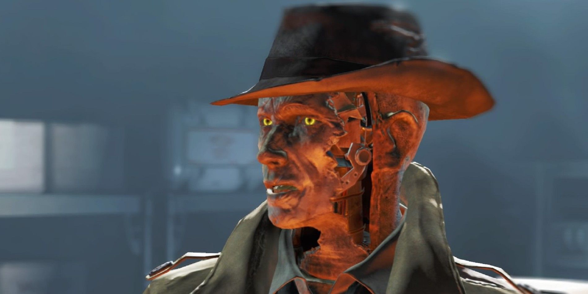 Nick Valentine in Fallout 4.