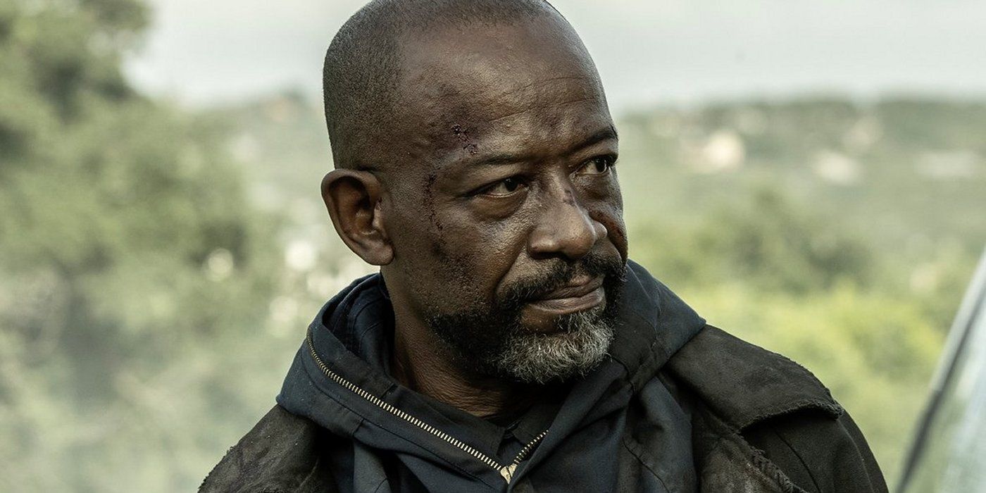 A picture of Lennie James' Walking Dead character Morgan Jones is shown.