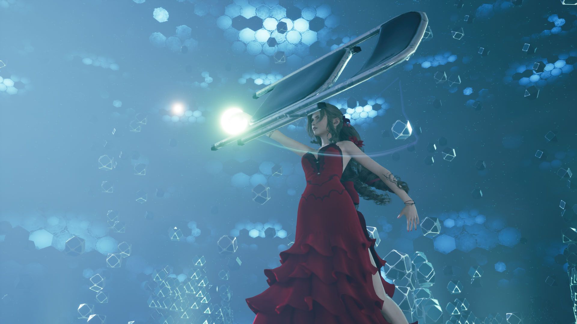 FF7 Remake Mod Makes Aerith’s Iconic Steel Chair A Permanent Weapon