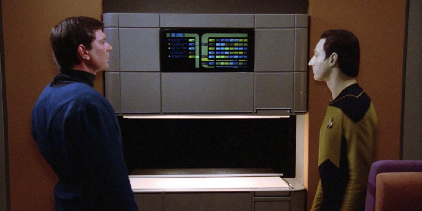 A food replicator seen in Star Trek
