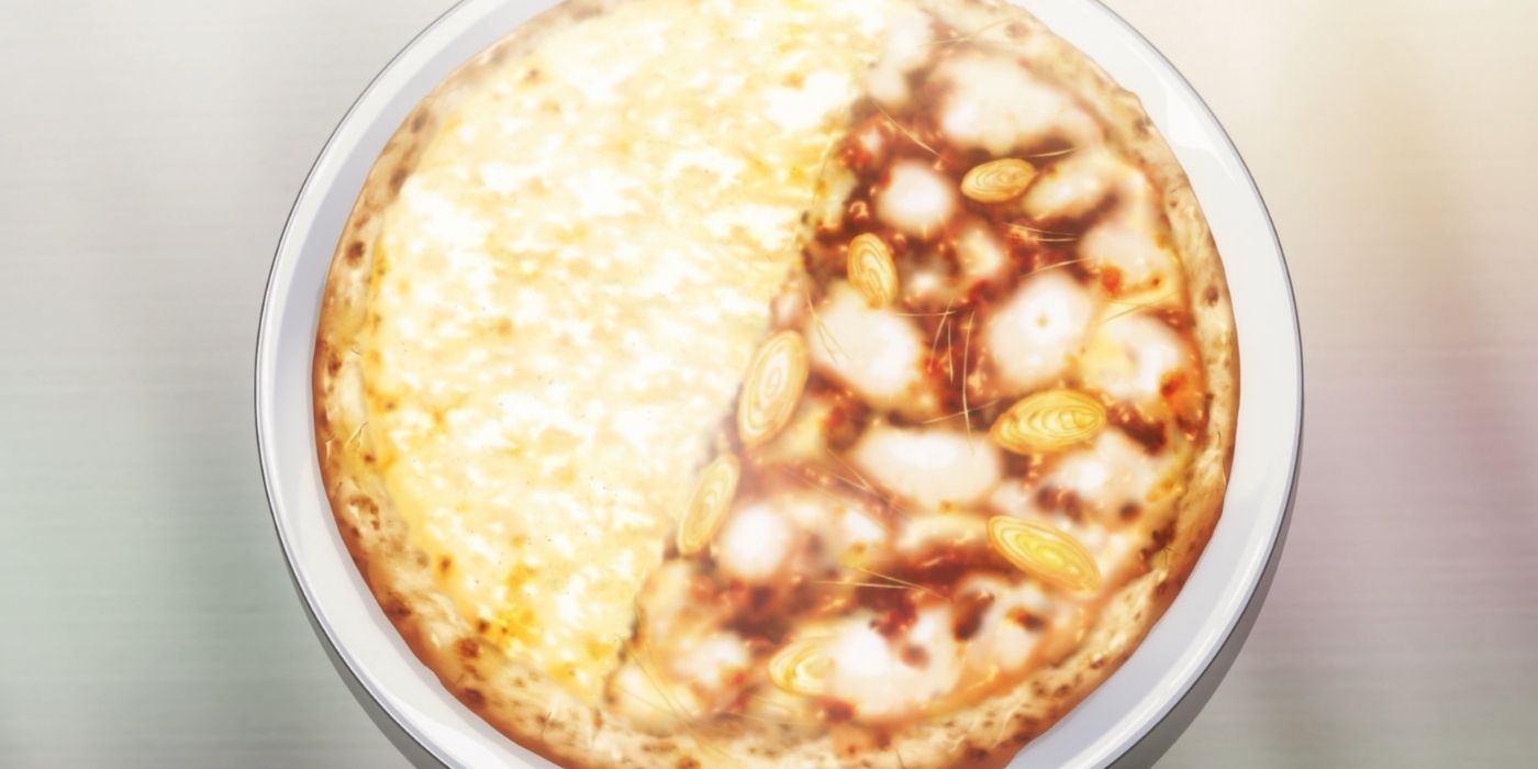 A pizza in Food Wars!