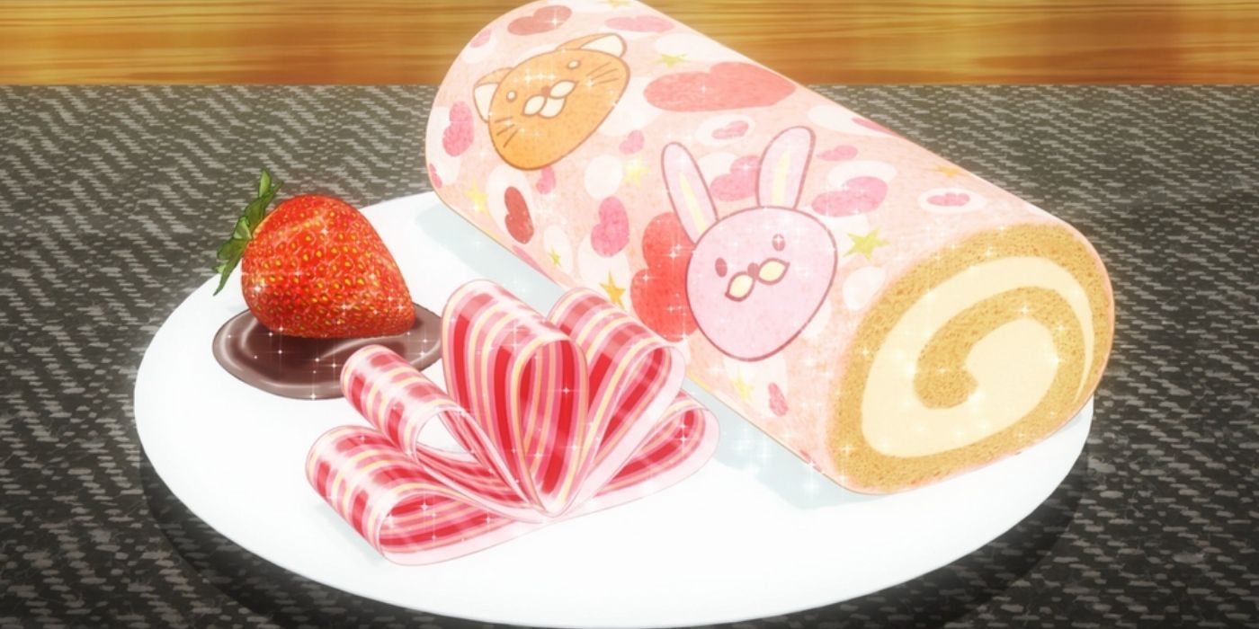 A serving of cake in Food Wars!