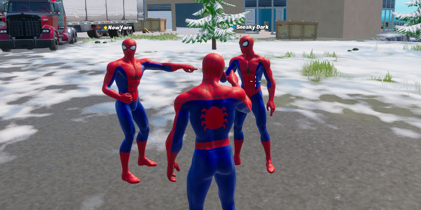 Fortnite Spider-Man Pointing Meme