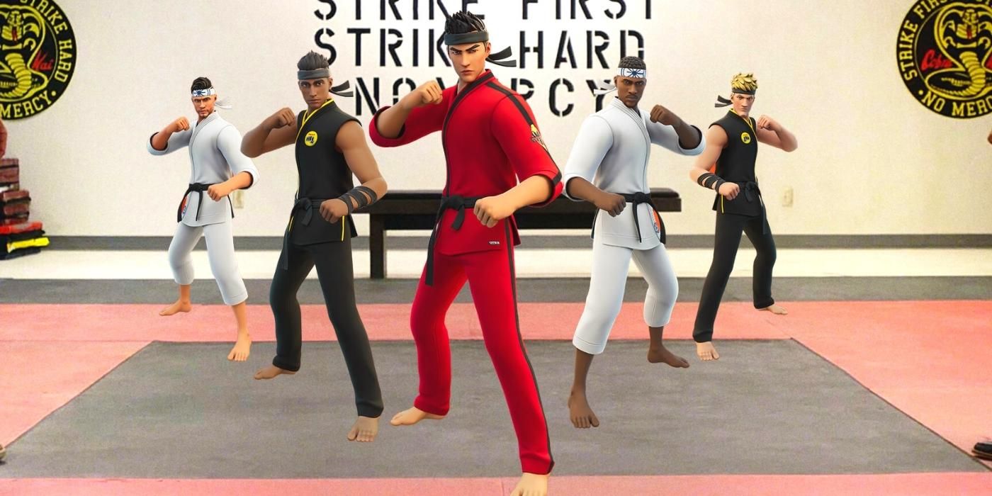 Fortnite anuncia trajes e gestos de Cobra Kai - NerdBunker