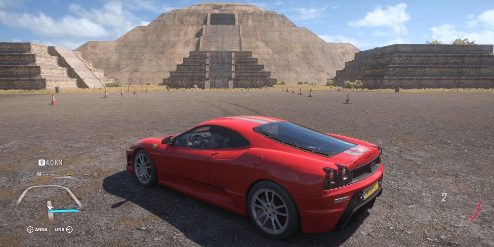 The Pyramid of the Sun seen in Forza Horizon 5