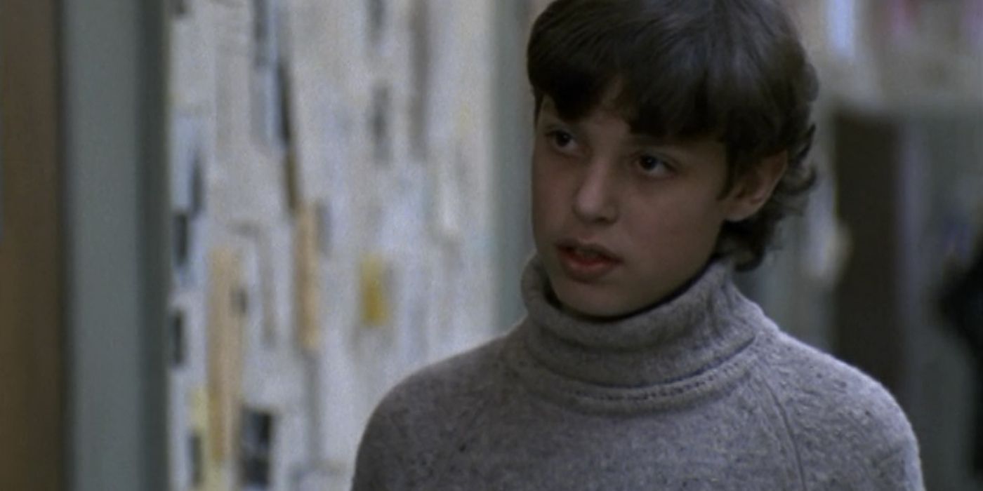 Sam Wier looking serious at school in Freaks and Geeks