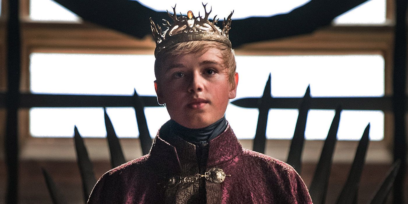 Tommen being crowned King in Game of Thrones