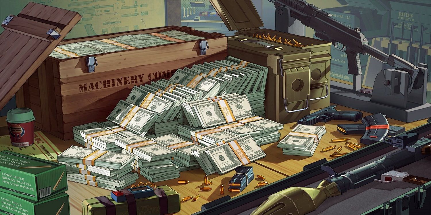 GTA Online Money Pile