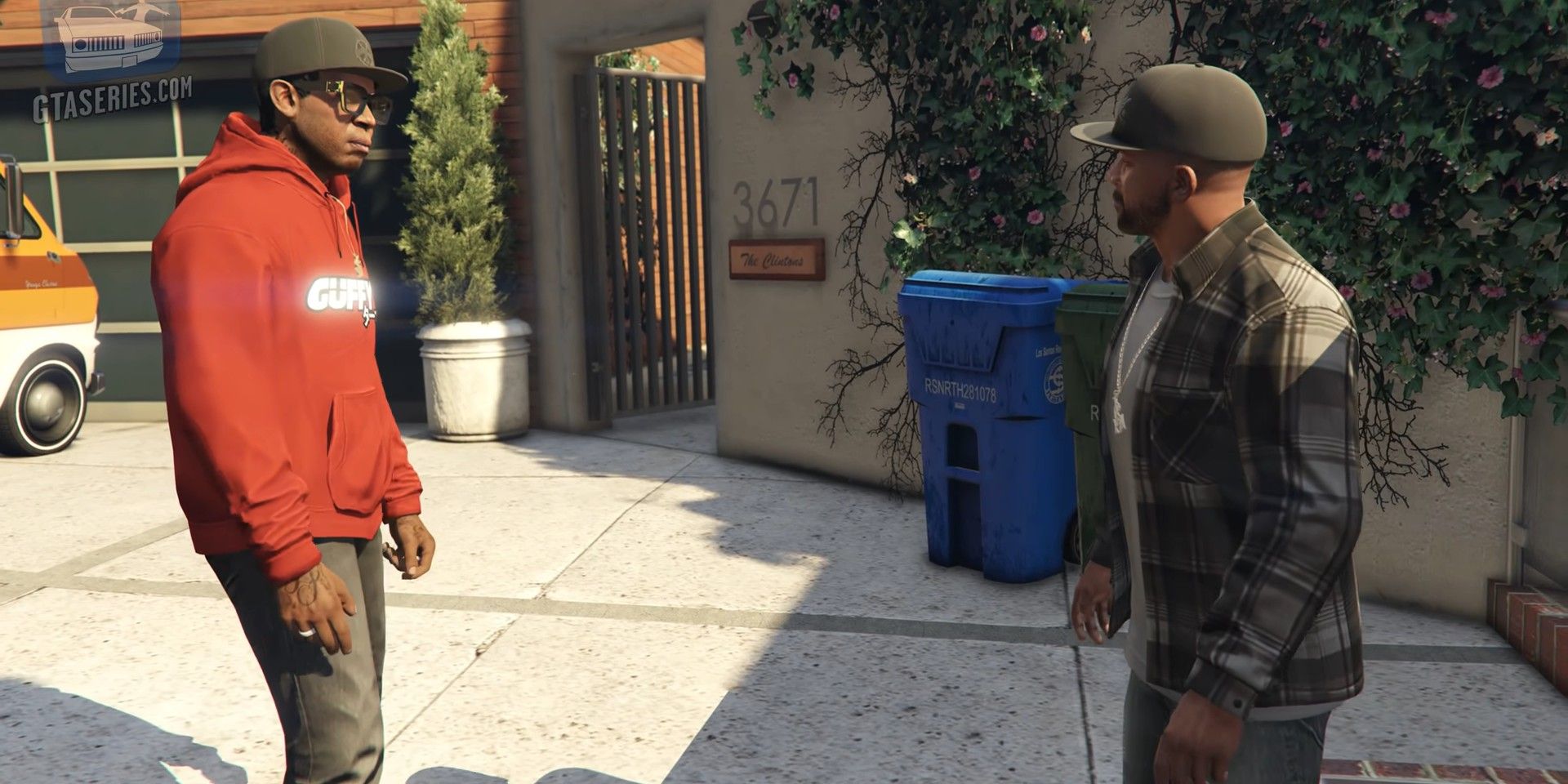 GTA Online The Contract Lamar and Franklin Talking