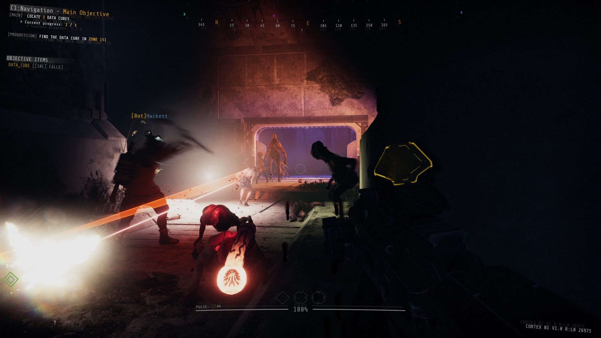GTFO Bot Gameplay Combat Loop