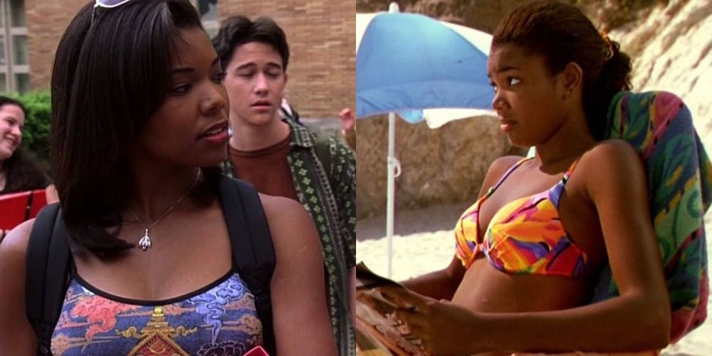 A split image depicts Gabrielle Union as Chastity in 10 Things I Hate About You and as Katie in She&rsquo;s All That