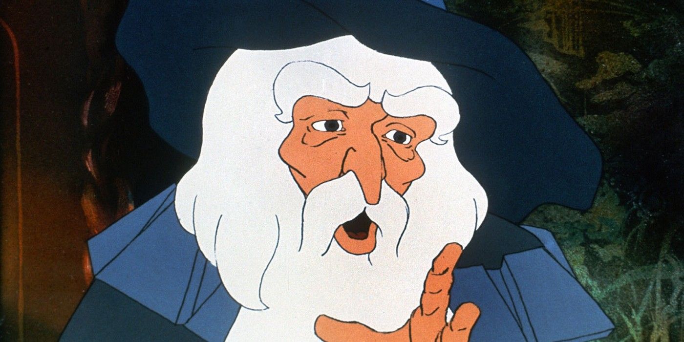 Gandalf in Lord of the Rings animated