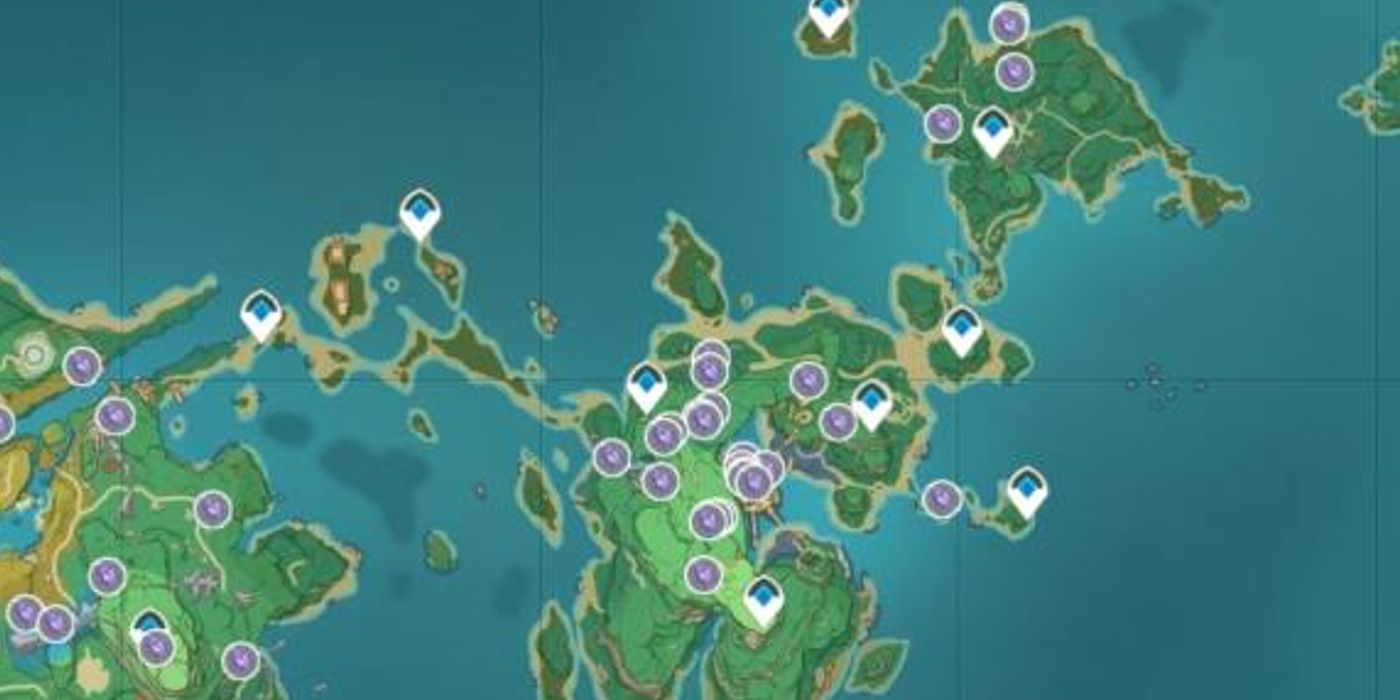 Every Onikabuto location on Kannazuka Island in Genshin Impact 2.3.