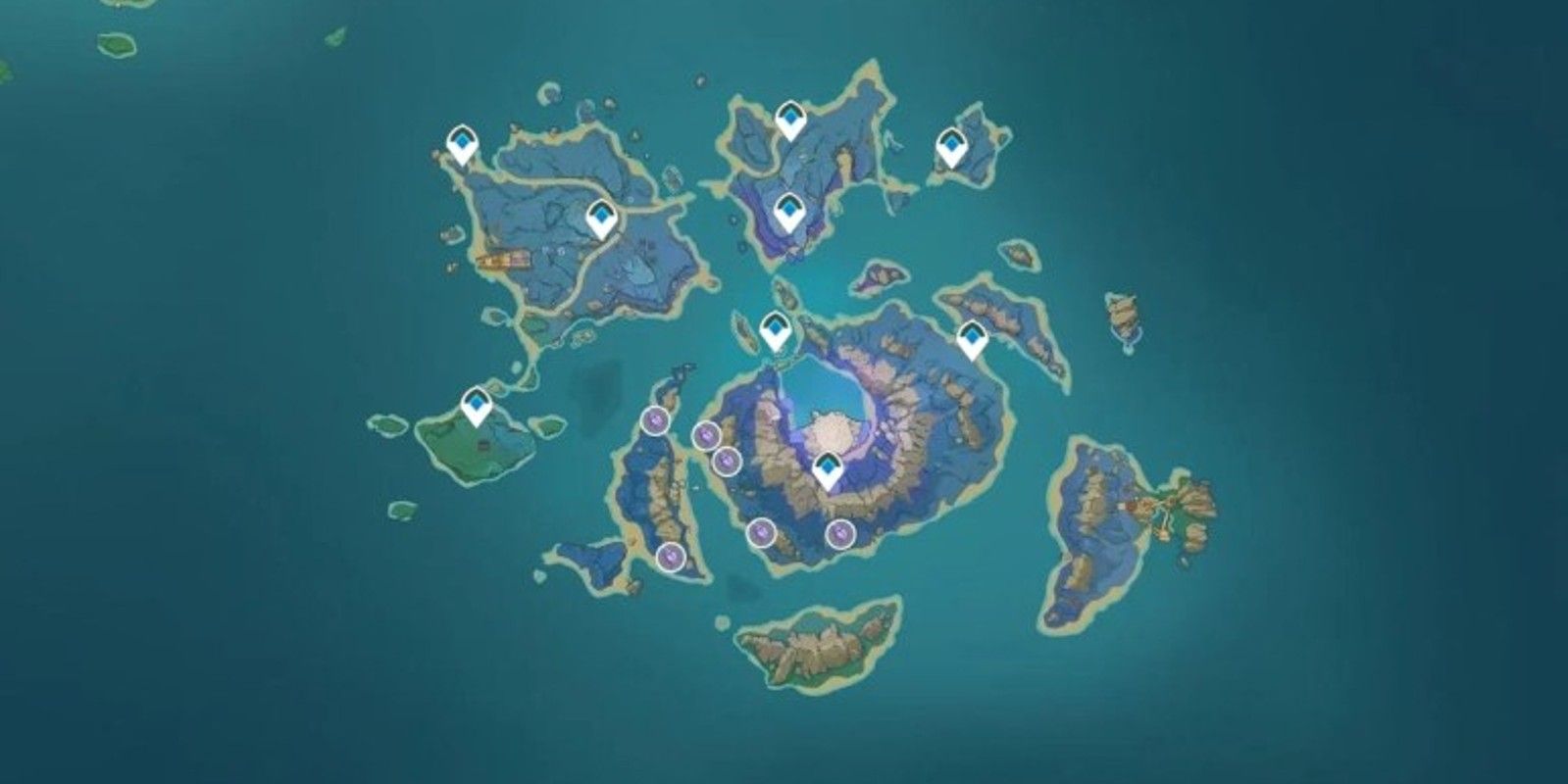 Every Onikabuto location on Seirai Island in Genshin Impact 2.3.