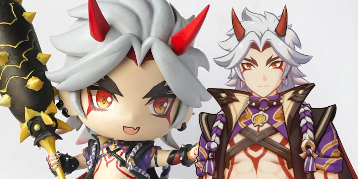 Genshin Impact Fan's Chibi Arataki Itto Figures Are Detailed & Adorable