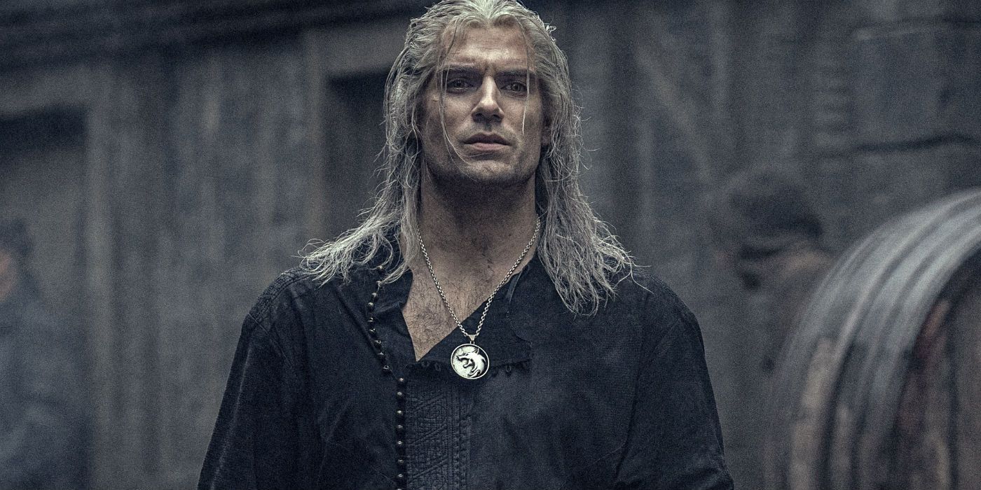 Geralt in the town of Blaviken during the infamous &quot;Butchering&quot;