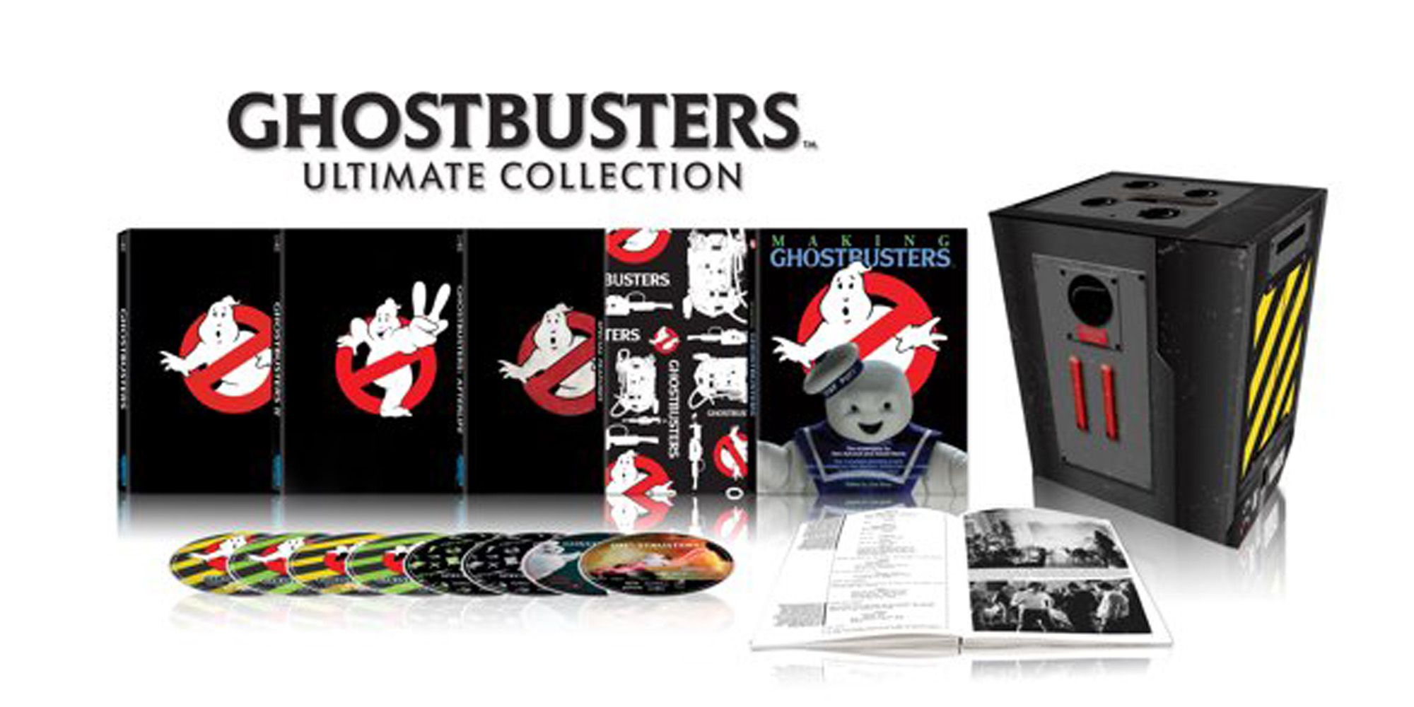 Ghostbusters 4K Box Set Collection Comes With Ghost Trap Packaging