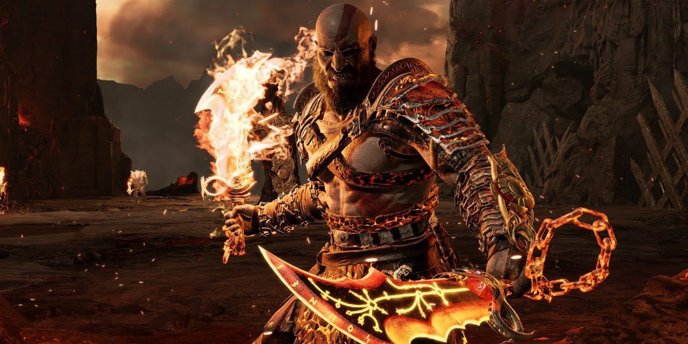 God of War 2018 Kratos Blades of Chaos