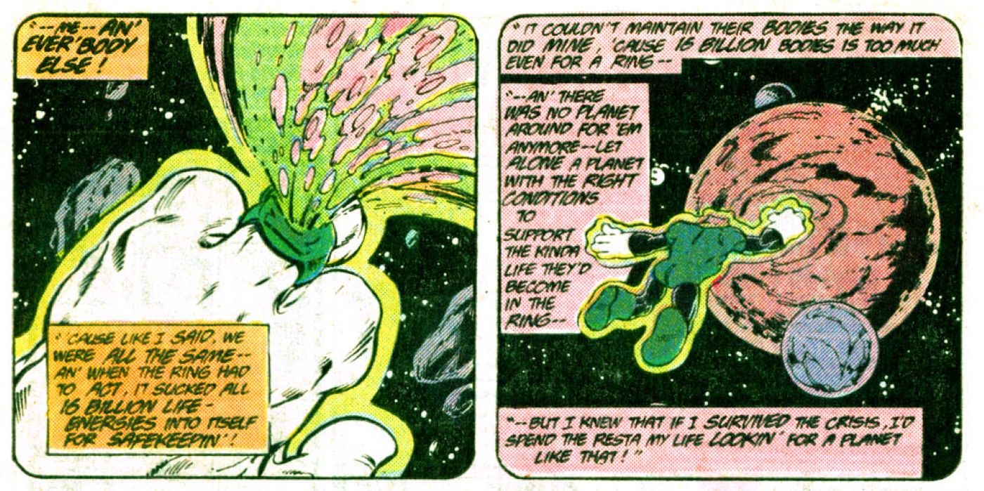 Green Lantern Kilowog Ring Absorbs Souls