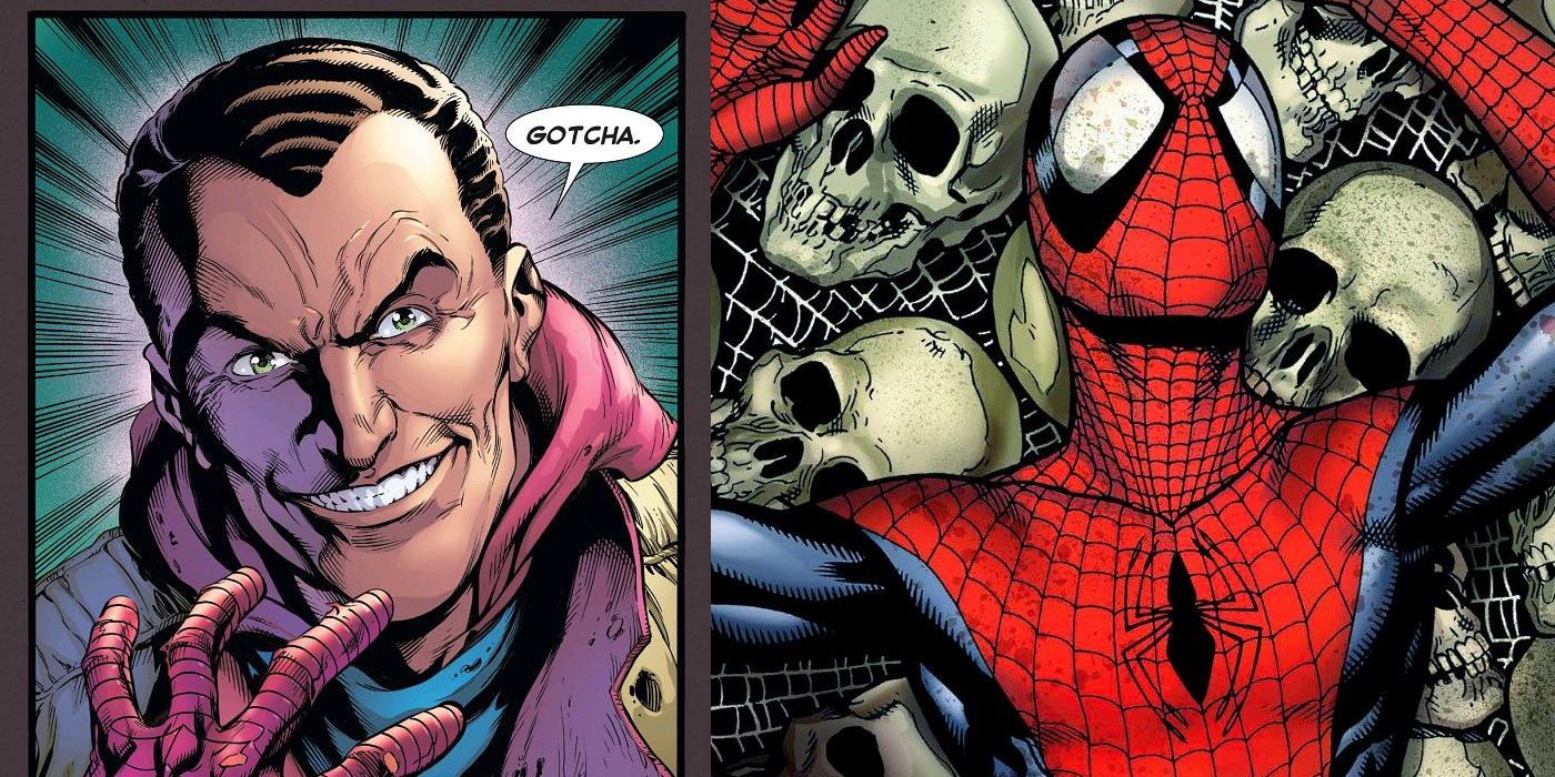 Harry Osborn and Spider Man in Marvel comics