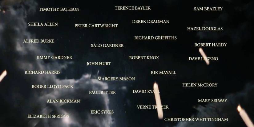 Harry Potter In Memoriam page in 20th Anniversary Return to Hogwarts