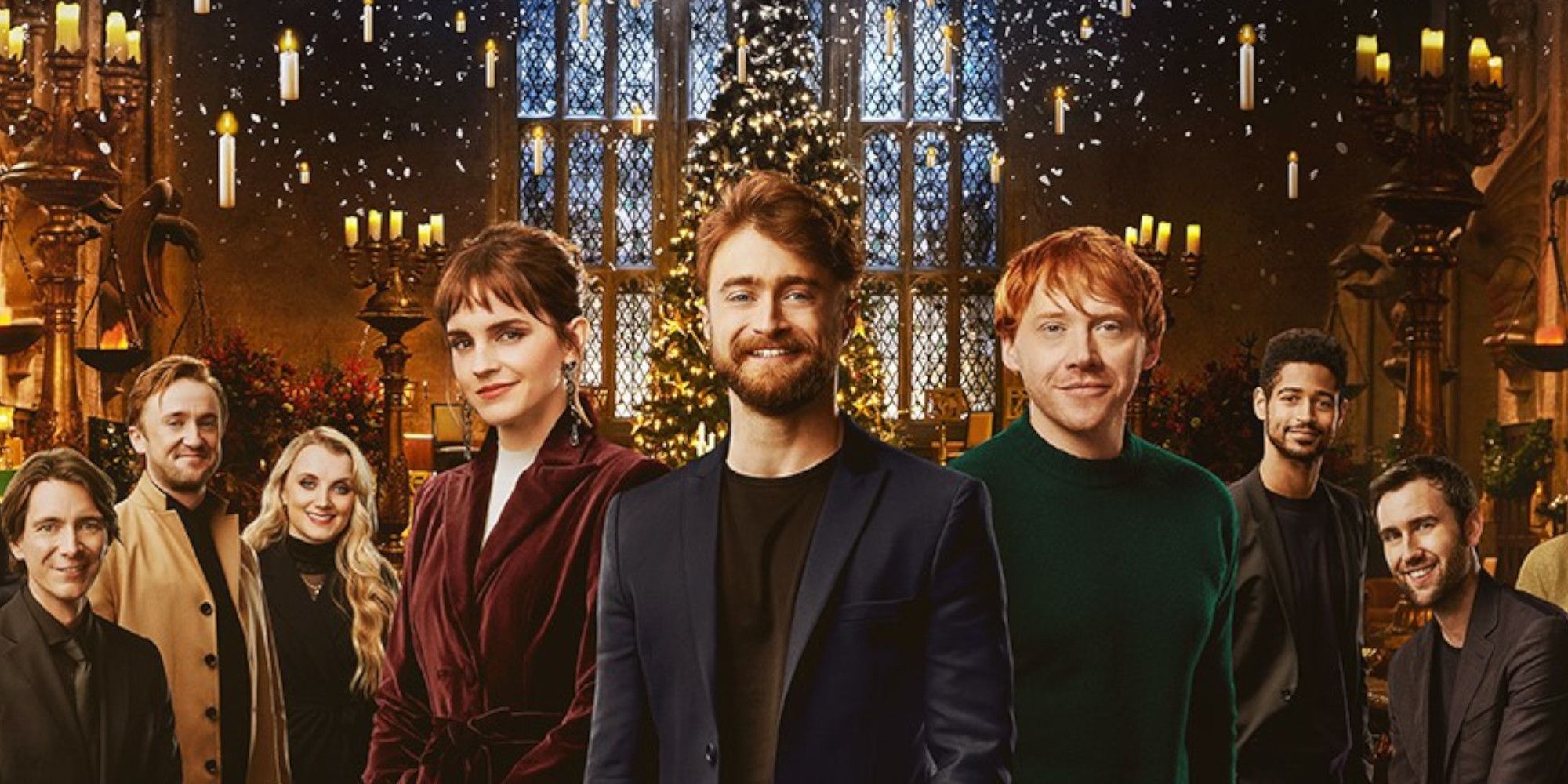 The Harry Potter cast in Return To Hogwarts