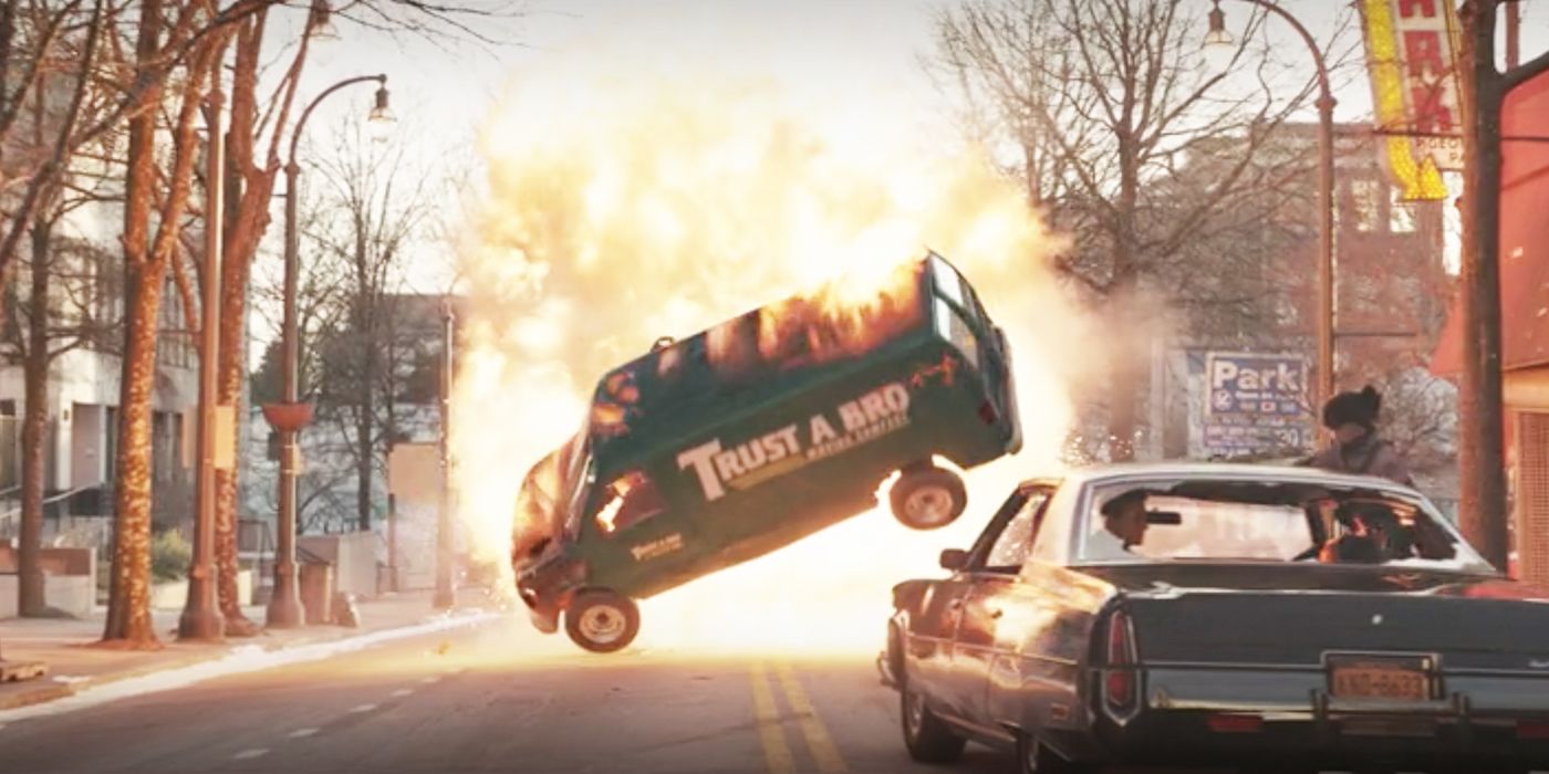 Hawkeye Kate Bishop Explosion Car Chase Trust A Bro
