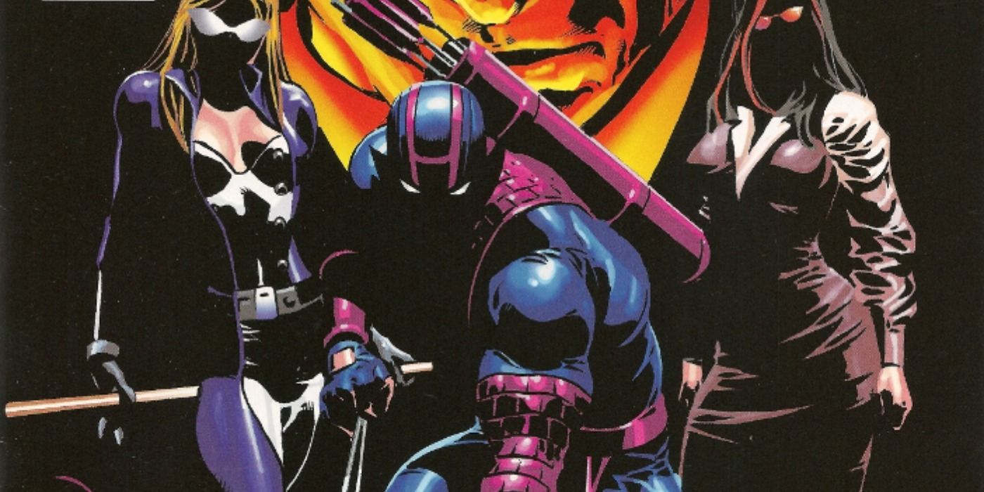 Hawkeye and Mockingbird prepare to attack in Marvel Comics.