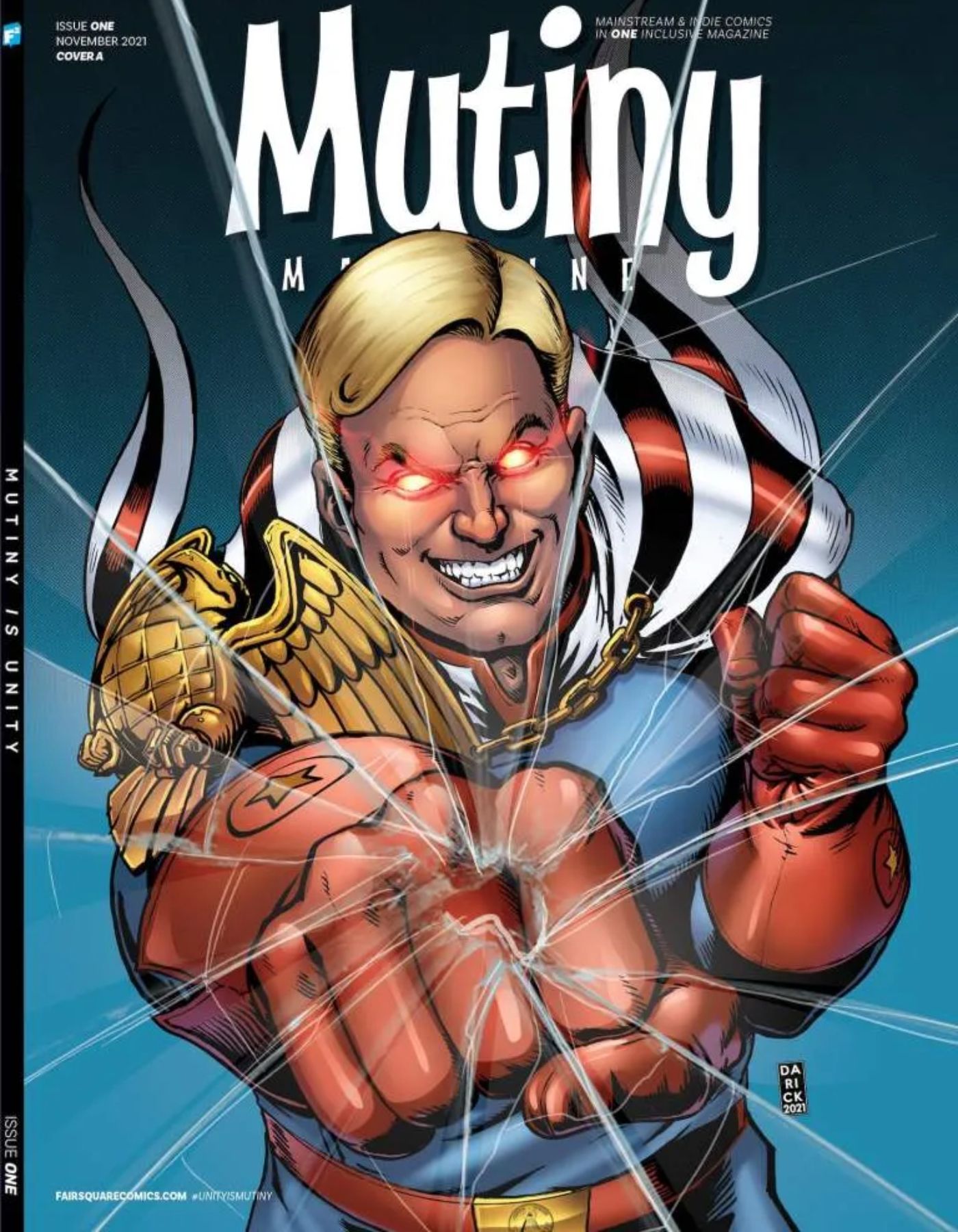 The Boys’ Homelander is Pure Evil in Mutiny Magazine Cover Art