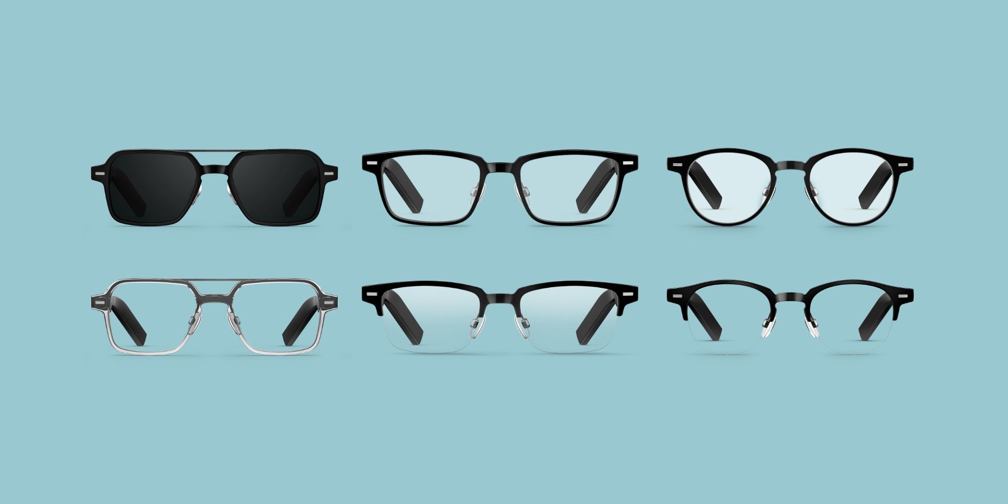 Huawei Eyewear comes in six styles with interchangeable frames