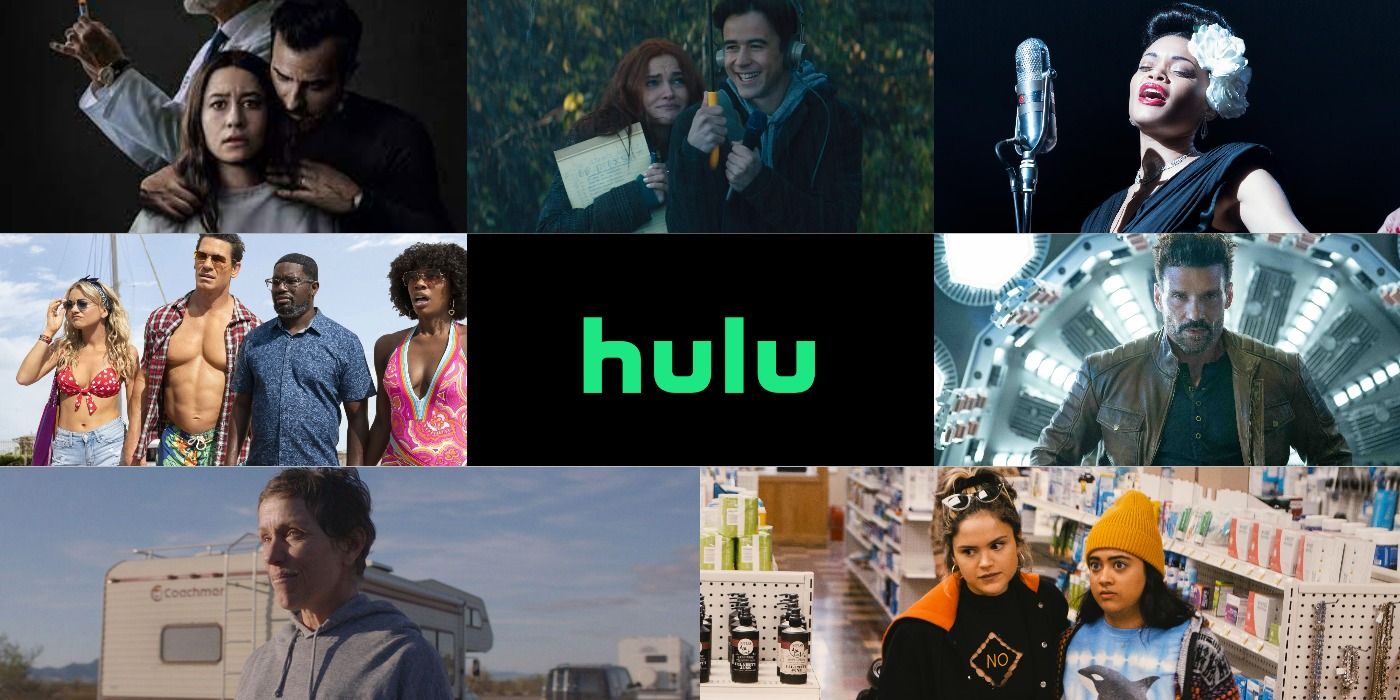 Hulu logo with its original movies in 2021