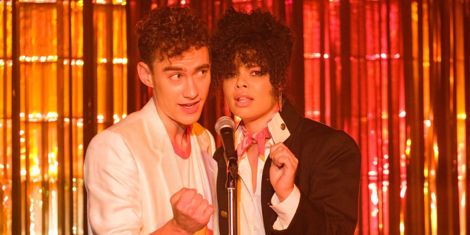 Its a Sin Olly Alexander and Lydia West as Ritchie Tozer and Jill