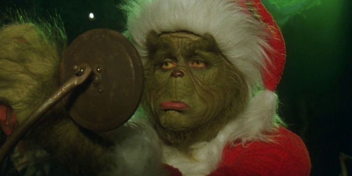 The Grinch looking sad in How the Grinch Stole Christmas