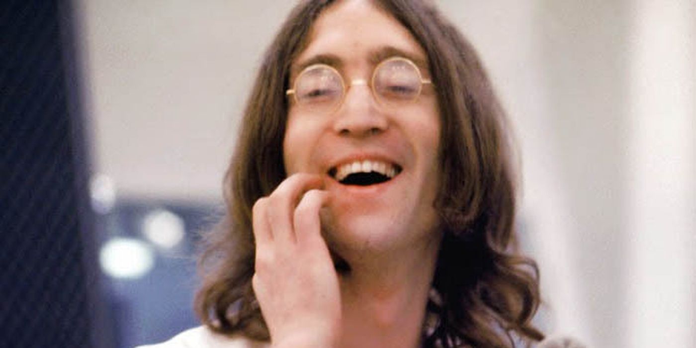 John Lennon laughing during Get Back