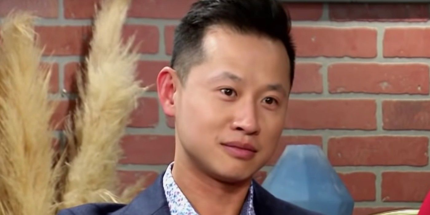 Johnny Lam looking at the camera in Married At First Sight.