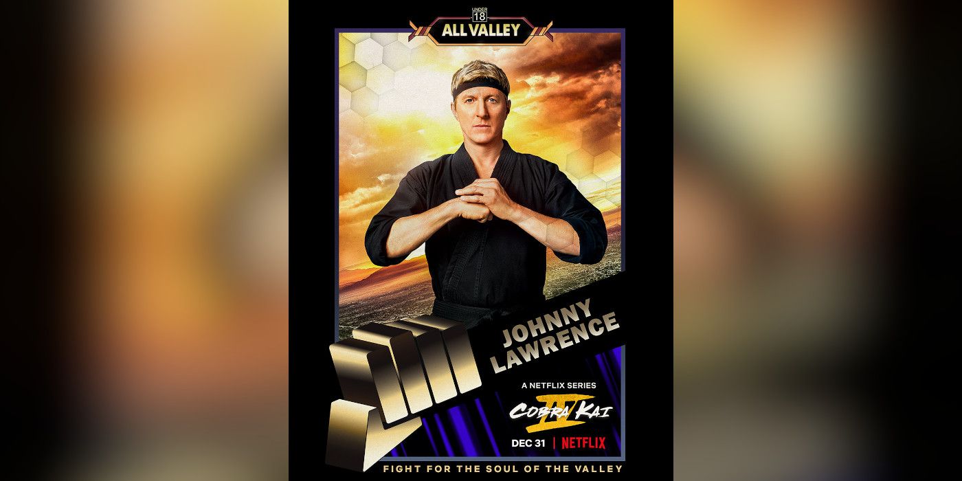Johnny Lawrence Cobra Kai Character Poster Featured