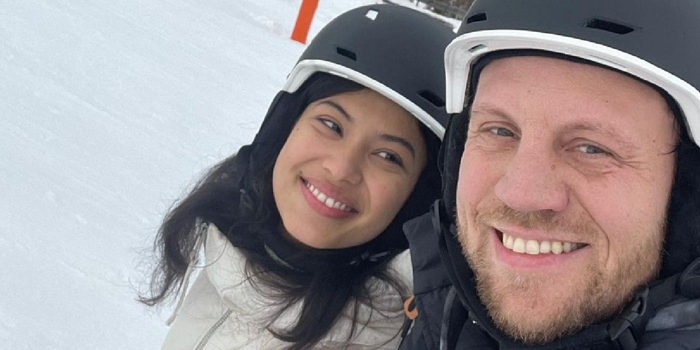 Juliana and Michael from 90 Day Fiancé smiling for photo.