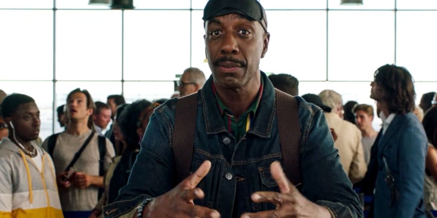 Julius arrives at the airport in Spider-Man Far From Home