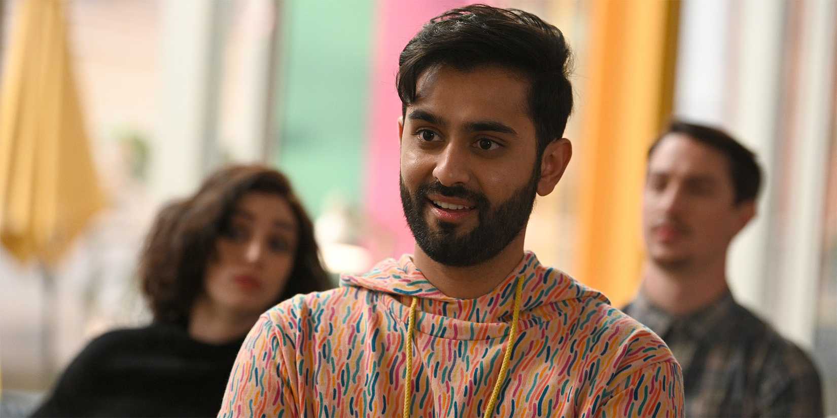 Kapil Talwalkar smiling in Zoey's Extraordinary Playlist