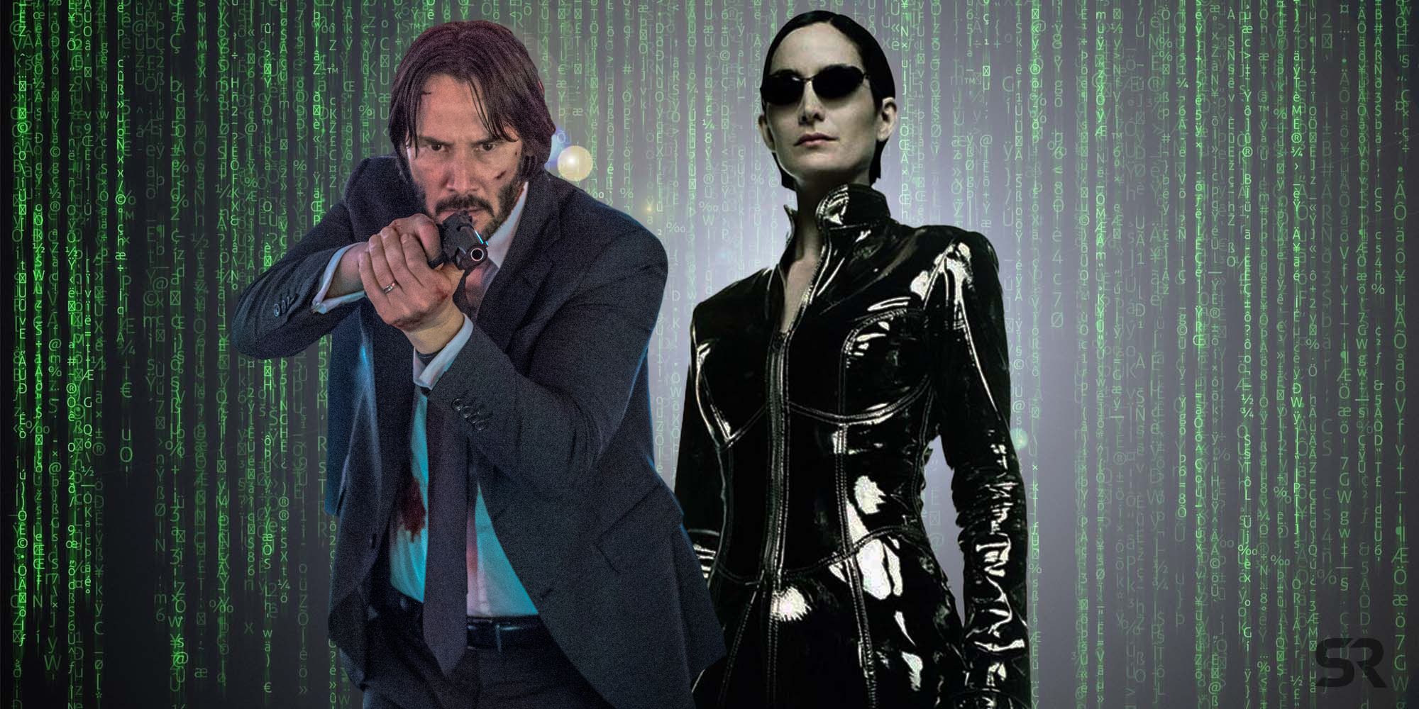 Keanu Reeves and Carrie-Anne Moss Mashup